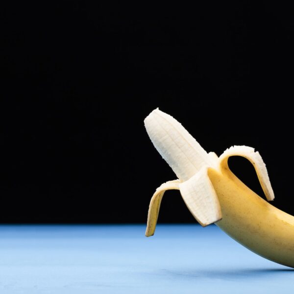 Peeled Banana in Close-up Photography